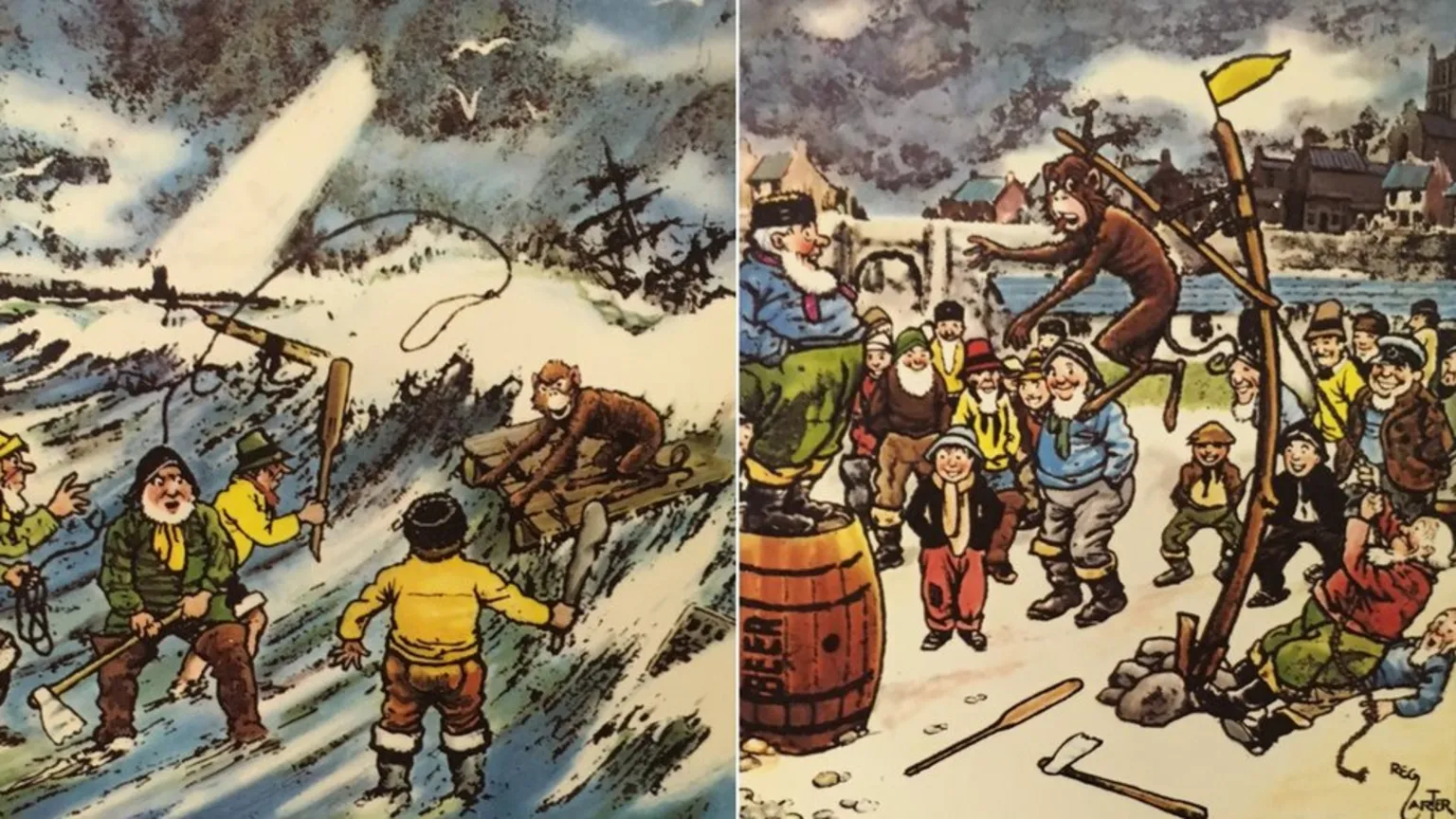 Monkey Hangers illustration